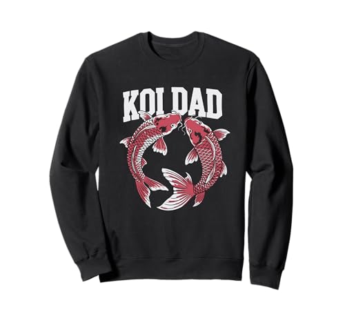 Koi Dad Koiteich Vater Koi Fisch Liebhaber Männer Design Sweatshirt von Koi Teich Leben Zen Hobby Naturfreund Aquascaping