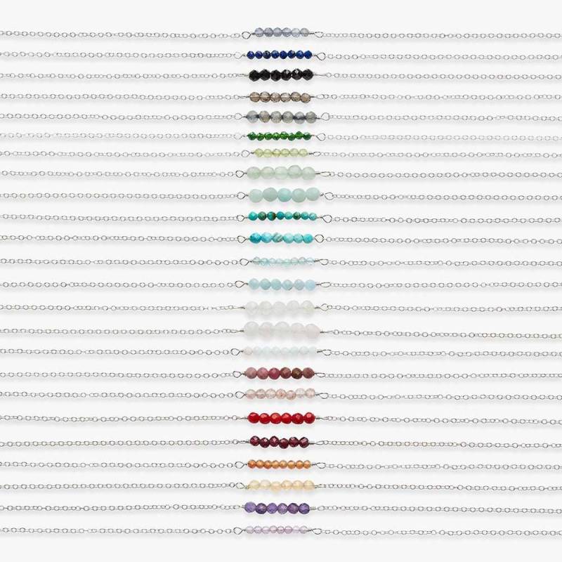 Armband Mit Geschliffenen Kieselsteinen | Silberarmband Natürlichen Edelsteinen Verstellbar Verlängerung 925Er Sterlingsilber Armband Mit Geschliffenen Kieselsteinen | Silberarmband Natürlichen Edelsteinen Verstellbar Verlängerung 925Er Sterlingsilber von KoiAtelier
