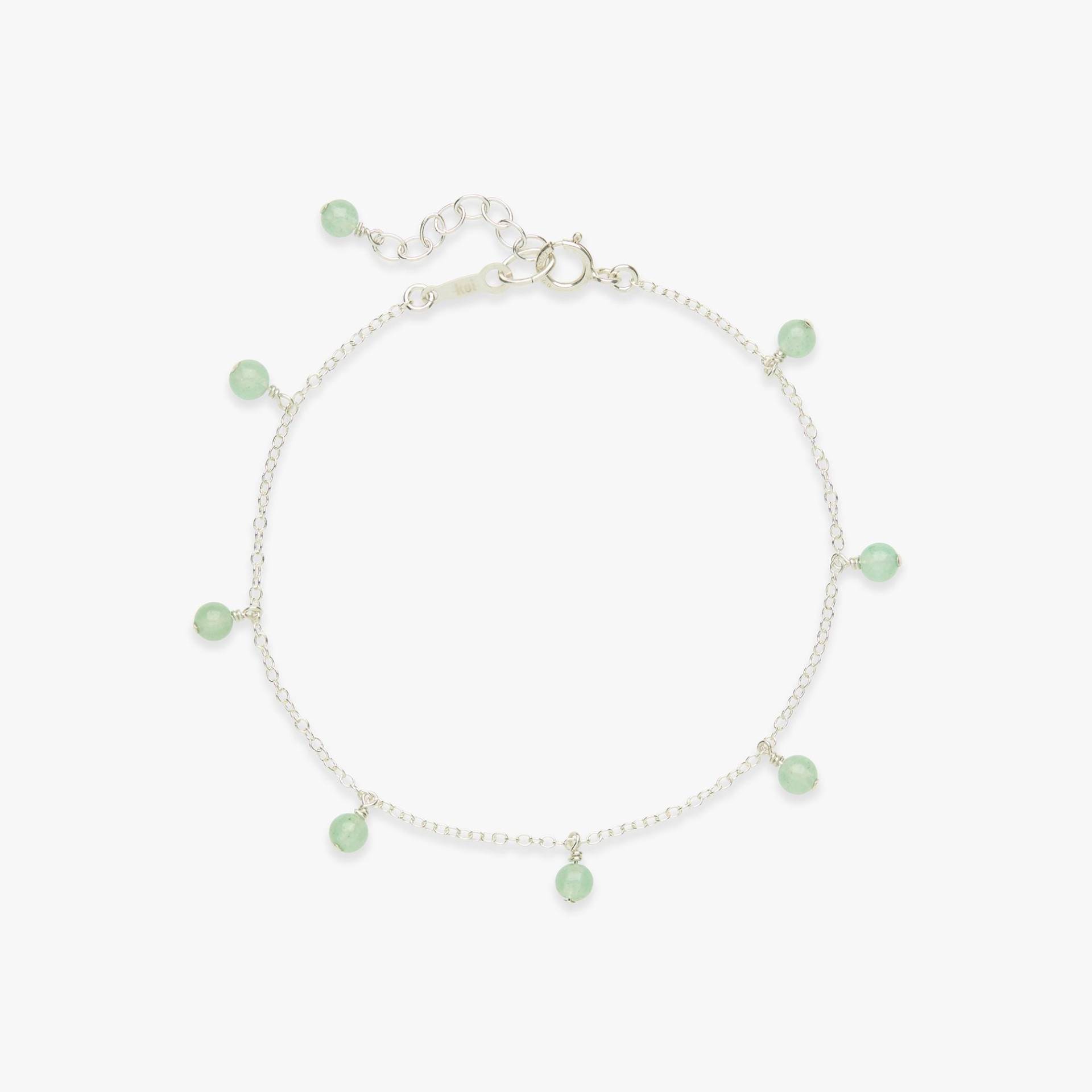 Baumelndes Armband Mit Glatten Kieselsteinen | Silberarmband Anhängern Aus Natürlichen Edelsteinen 925Er Sterlingsilber Baumelndes Armband Mit Glatten Kieselsteinen | Silberarmband Anhängern Aus Natürlichen Edelsteinen 925Er Sterlingsilber von KoiAtelier