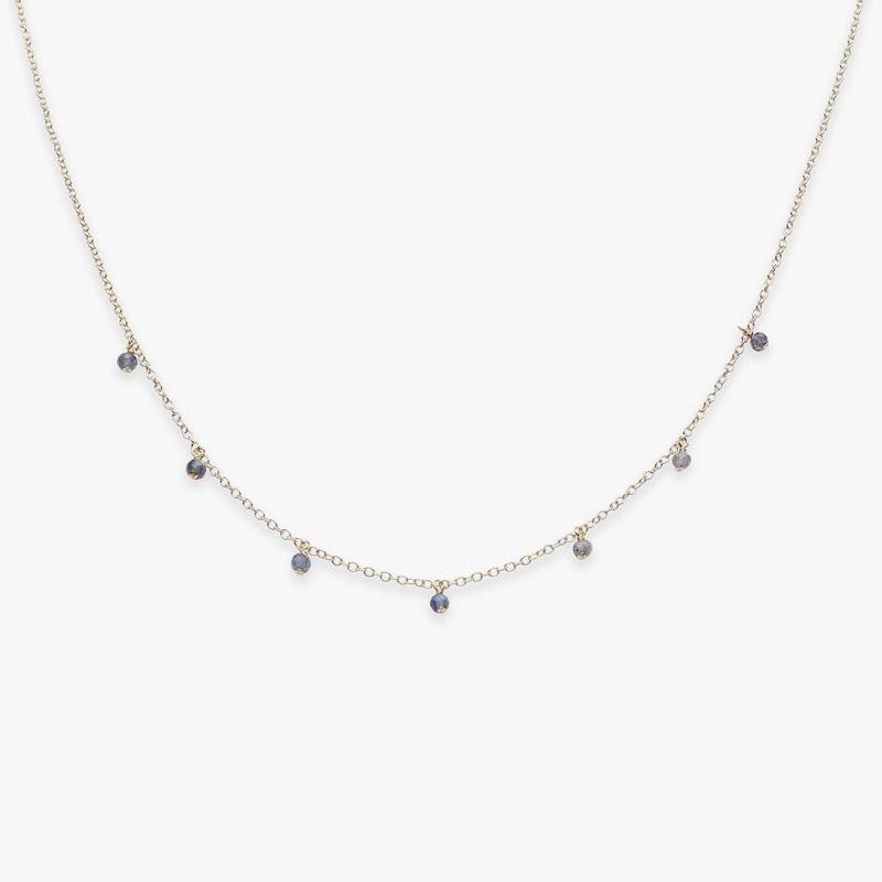 Halb Baumelnde Halskette Mit Geschliffenen Kieselsteinen | Goldkette Anhängern Aus Natürlichen Edelsteinen 14 Karat Gold Gefüllt Halb Baumelnde Halskette Mit Geschliffenen Kieselsteinen | Goldkette Anhängern Aus Natürlichen Edelsteinen 14 Karat Gold Gefüllt von KoiAtelier