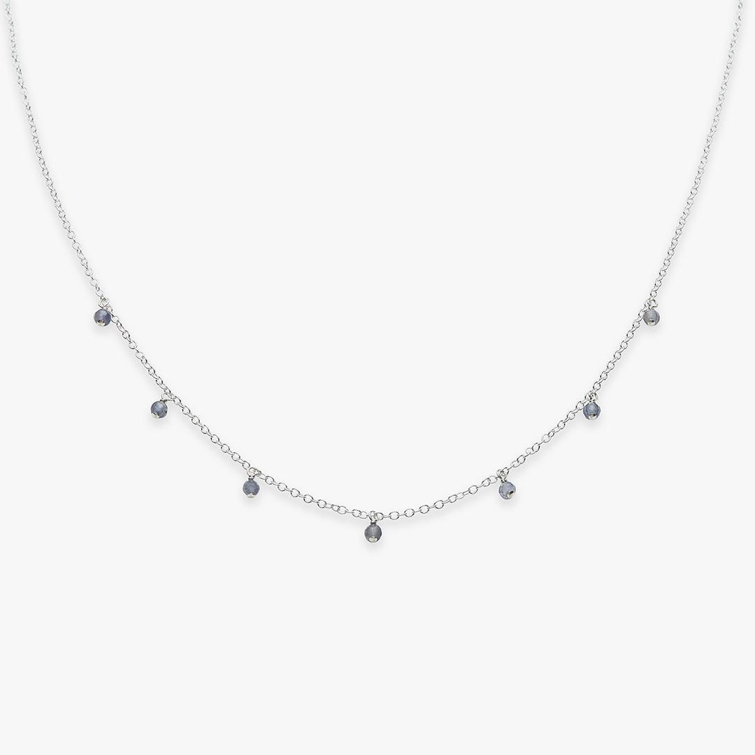 Halb Baumelnde Halskette Mit Geschliffenen Kieselsteinen | Silberkette Anhängern Aus Natürlichen Edelsteinen 925Er Sterlingsilber Halb Baumelnde Halskette Mit Geschliffenen Kieselsteinen | Silberkette Anhängern Aus Natürlichen Edelsteinen 925Er Sterlingsilber von KoiAtelier