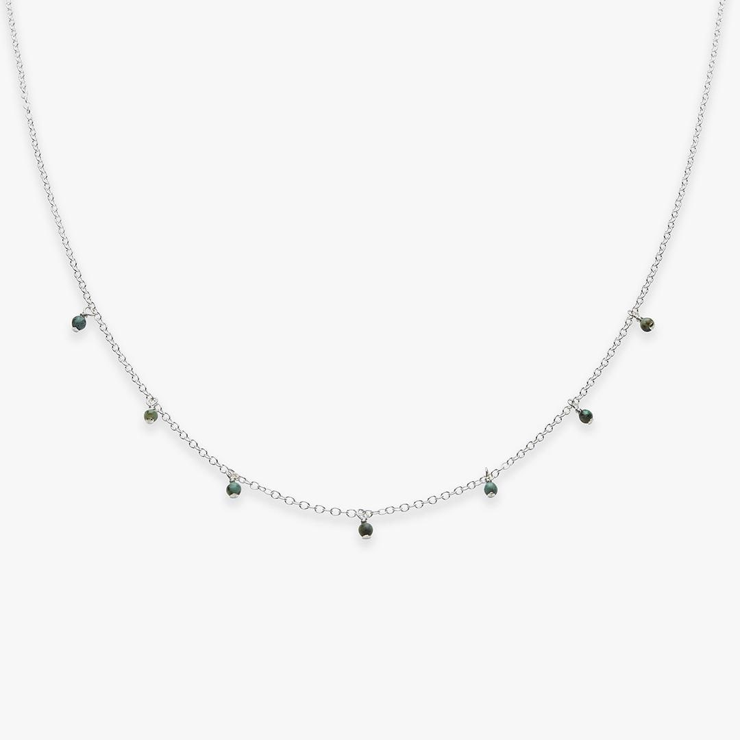 Halb Baumelnde Halskette Mit Glattem Kieselstein | Silberkette Anhängern Aus Natürlichen Edelsteinen 925Er Sterlingsilber Halb Baumelnde Halskette Mit Glattem Kieselstein | Silberkette Anhängern Aus Natürlichen Edelsteinen 925Er Sterlingsilber von KoiAtelier