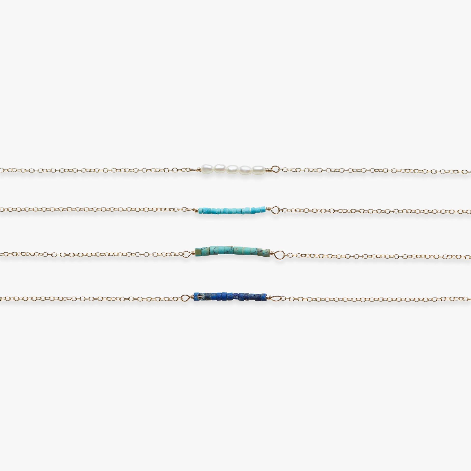 The Odd Ones Out Edelsteinarmbänder | Goldarmband Mit Lapislazuli, Türkis Oder Perle Goldgefülltes Gold The Odd Ones Out Edelsteinarmbänder | Goldarmband Mit Lapislazuli, Türkis Oder Perle Goldgefülltes Gold von KoiAtelier