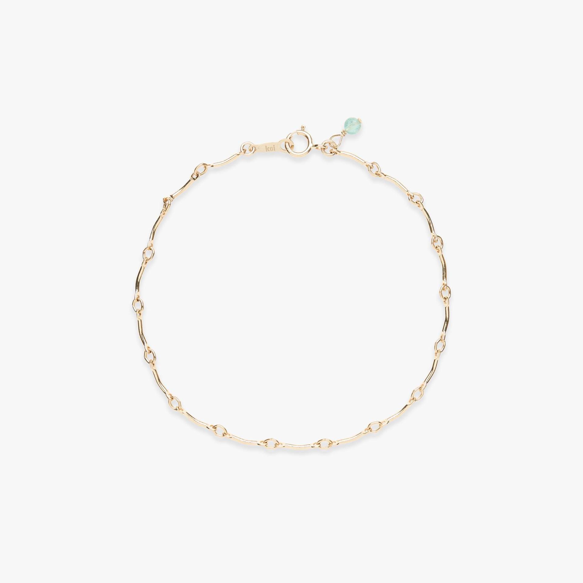 Wellenarmband | Goldarmband Mit Dezenter Gewellter Kettenstruktur 14 Karat Gold Gefüllt Wellenarmband | Goldarmband Mit Dezenter Gewellter Kettenstruktur 14 Karat Gold Gefüllt von KoiAtelier