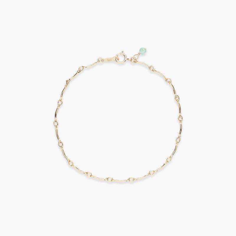 Wellenarmband | Goldarmband Mit Dezenter Gewellter Kettenstruktur 14 Karat Gold Gefüllt Wellenarmband | Goldarmband Mit Dezenter Gewellter Kettenstruktur 14 Karat Gold Gefüllt von KoiAtelier