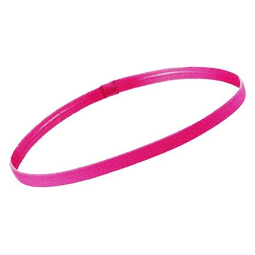 Koieam Sports Headband,Thin Non Slip Elastic Sport Headband Hair Band with Non Slip Silicone Grip Exercise Sweatband Headwear for Men Women Football Basketball Soccer Tennis (Purple) von Koieam