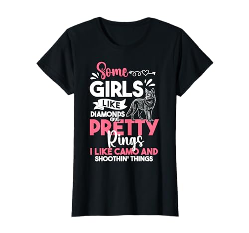 Some Girls Like Diamonds and Pretty Rings Coyote Hunting T-Shirt von Kojote Jagen Design Idee