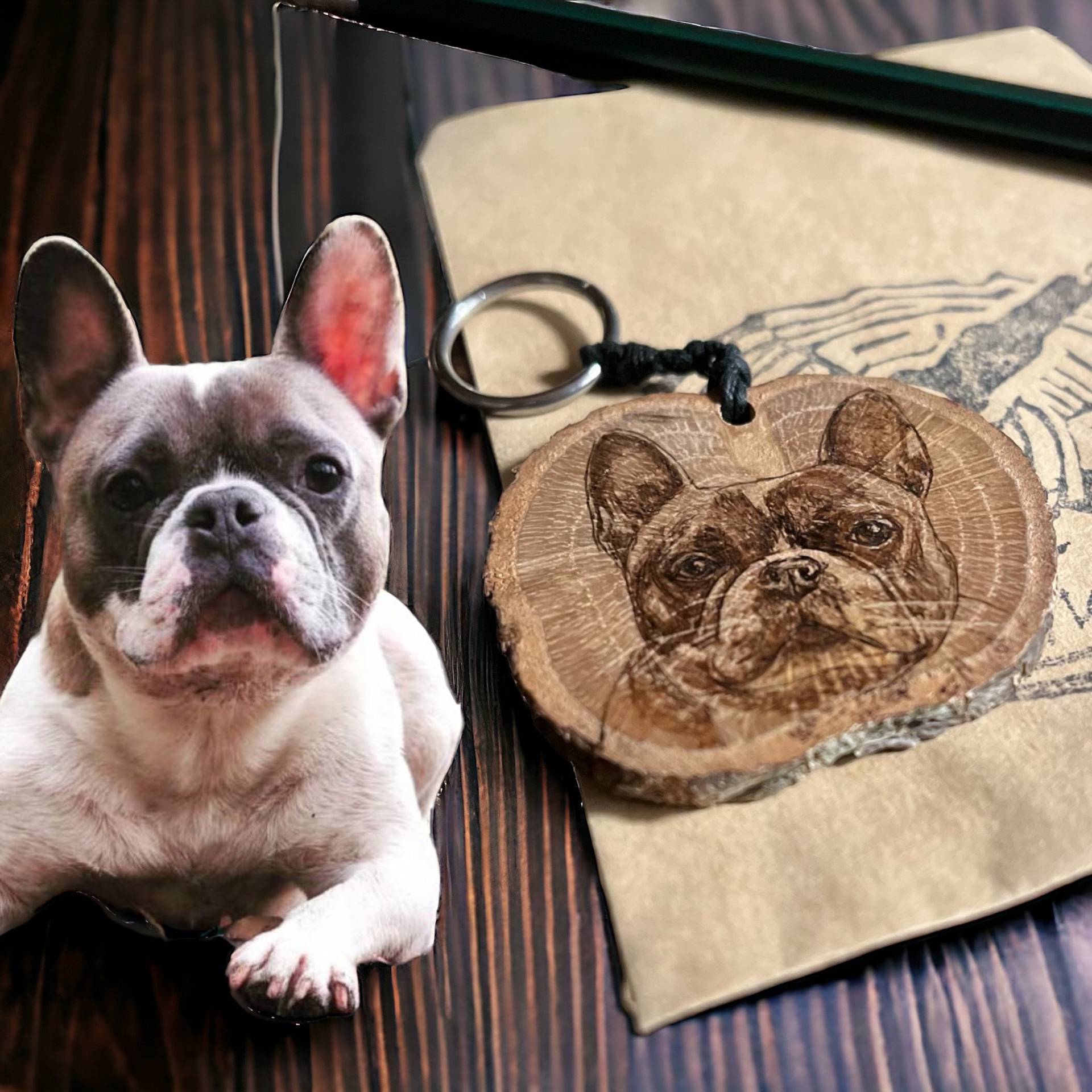 Haustier Portrait Personalisiert Hund Schlüsselanhänger Katze Erinnerung Andenken Hundeportrait Holzanhänger Geschenkidee Tierfreund Haustier Portrait Personalisiert Hund Schlüsselanhänger Katze Erinnerung Andenken Hundeportrait Holzanhänger Geschenkidee Tierfreund von Kokelkunst