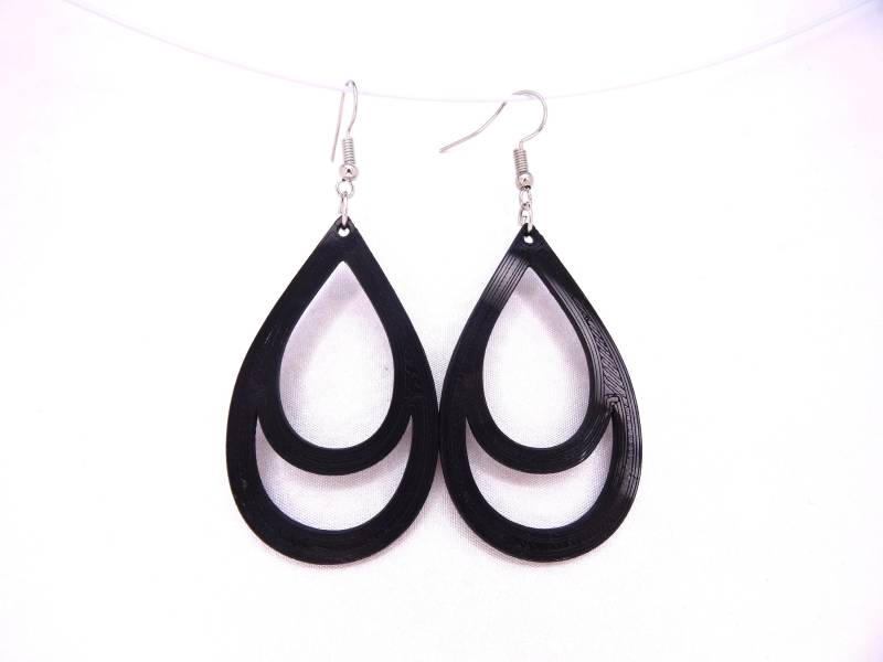 Ohrringe Aus Umweltfreundliche Polymer, 3D Gedruckt E012 Ohrringe Aus Umweltfreundliche Polymer, 3D Gedruckt E012 von KokkaDesign