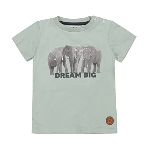 Koko Noko Boy's Boys T Light Green Elephant Shirt, 62 von Koko Noko