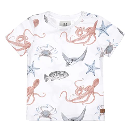 Koko Noko Boy's Boys T White sea Animals Shirt, 62 von Koko Noko