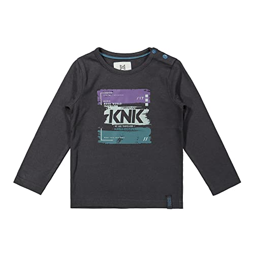 Koko Noko Boys Shirt, Dark Grey, 80 von Koko Noko