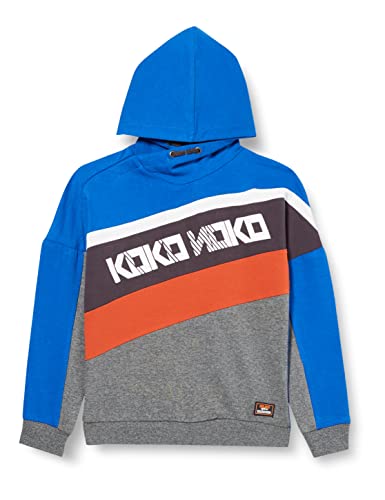 Koko Noko Boys Sweater, Bright Blue + Grey Melee, 68 von Koko Noko