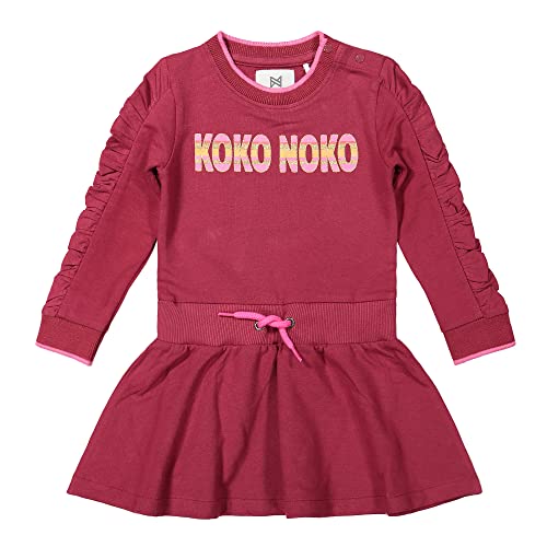 Koko Noko Mädchen Koko Noko Dress, Burgundy, 12 Monate EU von Koko Noko