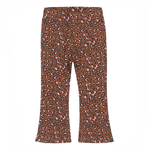 Koko Noko Mädchen Koko Noko Girls Flared Trousers Camel Panther Print Trousers, Camel, 12 Monate EU von Koko Noko