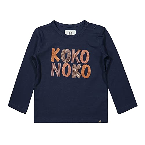 Koko Noko Mädchen Koko Noko Shirt, Navy, 9 Monate EU von Koko Noko