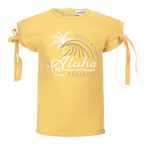 Koko Noko Mädchen Ockergelb T-Shirt, Ocker, 128 EU von Koko Noko