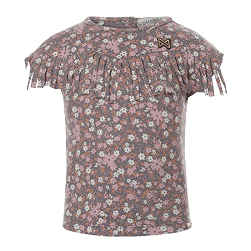 Koko Noko Mädchen T-Shirt grau fransen von Koko Noko