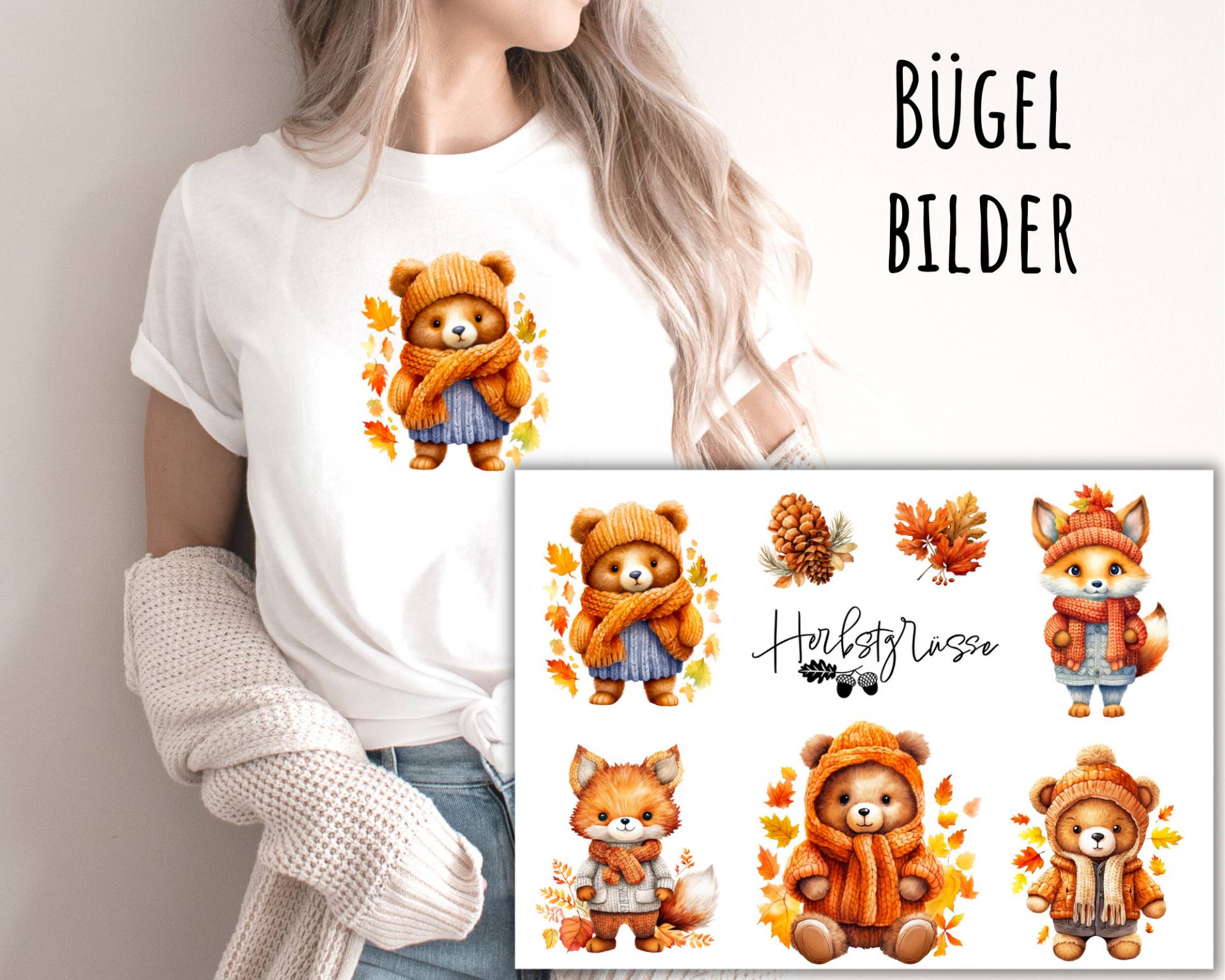 8 Bügelbilder Herbst, Bärchen in Herbstkleidung, Süßer Fuchs, Herbstliche Waldtiere, Schöne Herbst Aufbügler, Sku 5.000.255 8 Bügelbilder Herbst, Bärchen in Herbstkleidung, Süßer Fuchs, Herbstliche Waldtiere, Schöne Herbst Aufbügler, Sku 5.000.255 von KokoHello