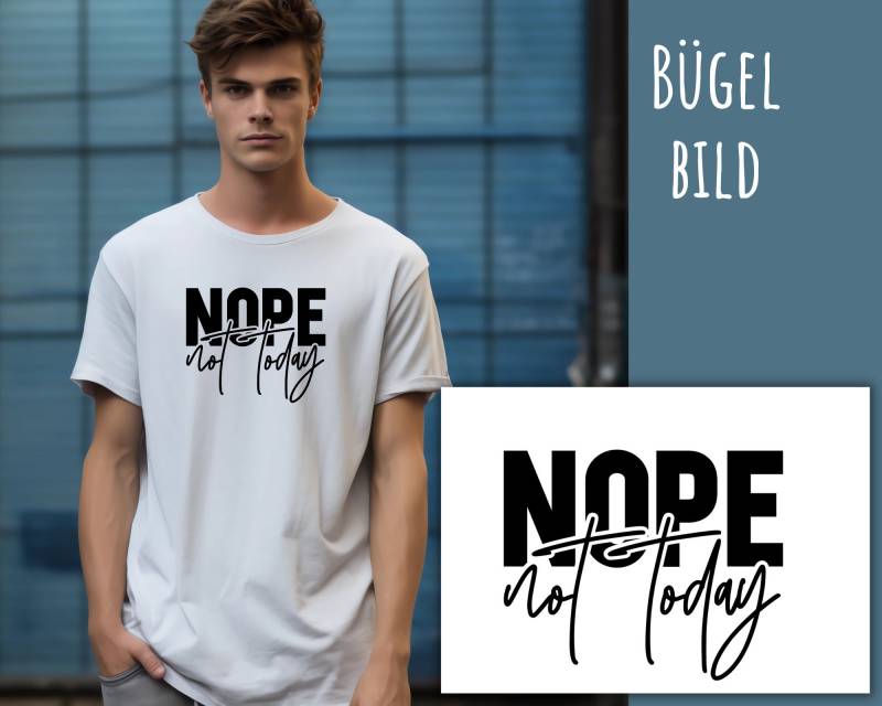 Bügelbild Cool, Cooles T-Shirt Design Zum Aufbügeln, Moderner Aufbügler, Schwarz Weiß, Urbaner Stil Für Alle, Jung Alt, Sku 5.000.294 von KokoHello
