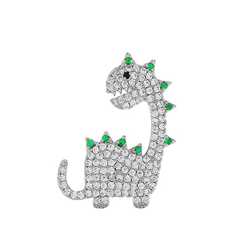Niedliche Dinosaurier-Brosche für Damen, Strass, Zirkonia, Kristall, Tier-Anstecknadel, Anstecknadel, Anstecknadel für Kleidung, Kleid, Hut, Mantel, Zubehör, Zirkonia, Edelstein, Strass, Zirkonia Niedliche Dinosaurier-Brosche für Damen, Strass, Zirkonia, Kristall, Tier-Anstecknadel, Anstecknadel, Anstecknadel für Kleidung, Kleid, Hut, Mantel, Zubehör, Zirkonia, Edelstein, Strass, Zirkonia von Kokoma