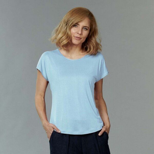 Kokon Zwo Basic Shirt mit überschnittenem Arm 43% Seide (peacesilk), 17% Leinen von Kokon Zwo