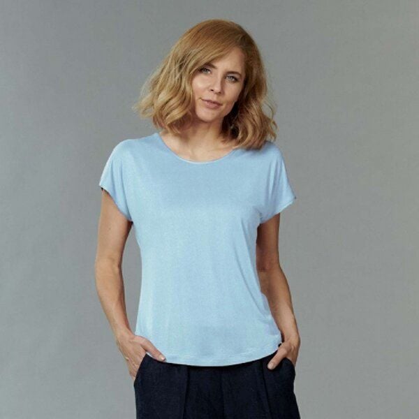 Kokon Zwo Basic Shirt mit überschnittenem Arm 43% Seide (peacesilk), 17% Leinen von Kokon Zwo