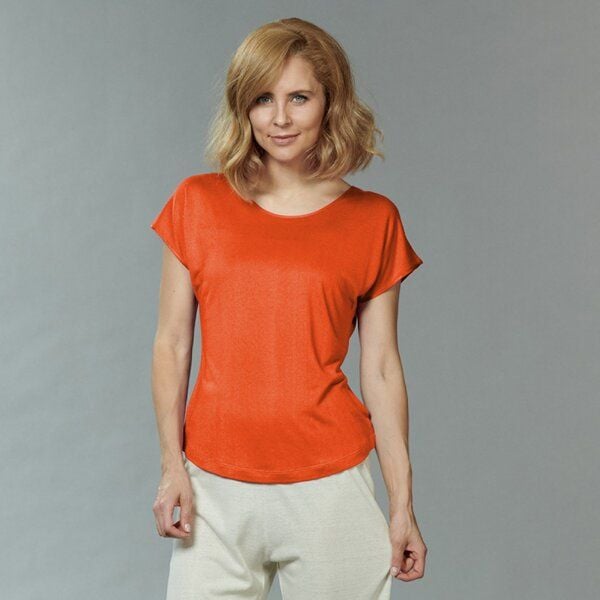 Kokon Zwo Basic Shirt mit überschnittenem Arm 43% Seide (peacesilk), 17% Leinen von Kokon Zwo