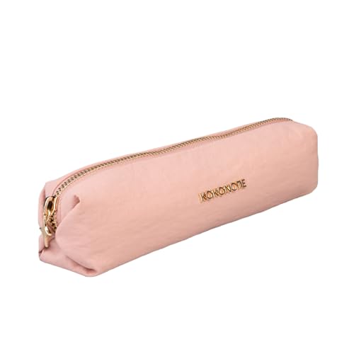 Kokonote Federmäppchen Aesthetic Rose Nude Rosa Kleines Mäppchen 1 Fach - Stift Etui Schule - Federtasche Federmäppchen Mädchen Erwachsene 20 x 4,5 cm von Kokonote