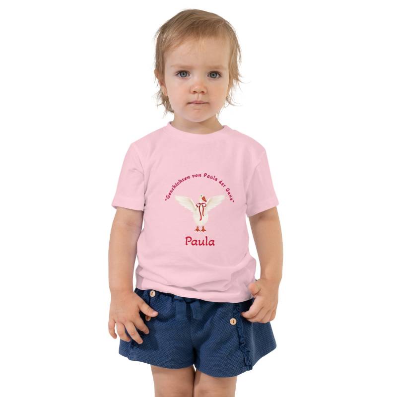 Kurzärmeliges Kinder T-Shirt Geschichten Von Paula Der Gans von KokostarATDE