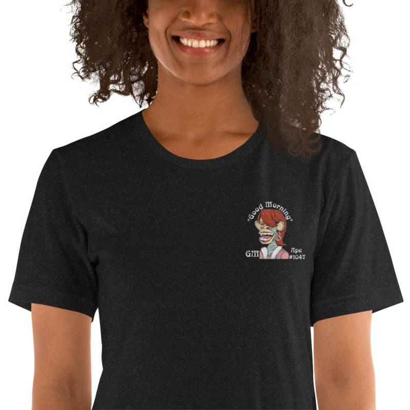 Unisex-T-Shirt "Good Morning" Gm Ape #1047 Unisex-T-Shirt "Good Morning" Gm Ape #1047 von KokostarATDE