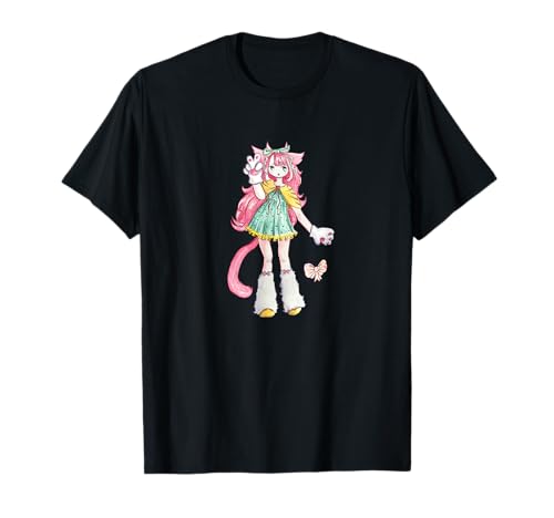 Neko-Mädchen Design: Kawaii Anime Figur mit Katzenohren T-Shirt Neko-Mädchen Design: Kawaii Anime Figur mit Katzenohren T-Shirt von Kolba, Aanime, manga, kawaii, katzenmädchen, japan