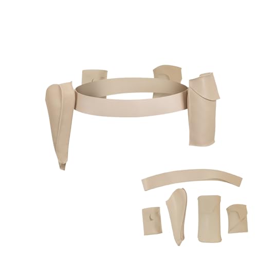 KoleGoe Padme Amidala Gürteltasche Queen Padme Cosplay Kostüm Zubehör Kunstleder Gürtel Set Halloween Kostüm Zubehör von KoleGoe