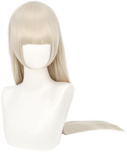 Kolegrial Momobami Ririka‌ Cosplay Perücken Damen Langes Glattes Haar Pony Kostümperücke Verkleidung Animei Ririka‌ Momobami Halloween Karneval Party Geburtstag Maskenball Kostüm Zubehör Wig von Kolegrial