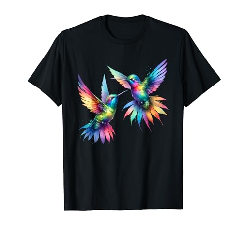 Kolibri vogel Wasserfarbe T-Shirt Kolibri vogel Wasserfarbe T-Shirt von Kolibri Geschenk