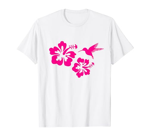 Kolibri Hibiskus Hibiskusblüten pink Herren Damen Kinder T-Shirt Kolibri Hibiskus Hibiskusblüten pink Herren Damen Kinder T-Shirt von Kolibri Hibiskus Hibiskusblüten Sommer