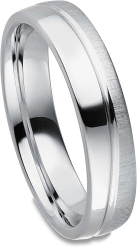 Kolibri Rings Sterling Silber 925 Ehering Freundschaftsring Partnerring Verlobungsring Unisex Ring - Inkl. Gravur und Etui von Kolibri Rings