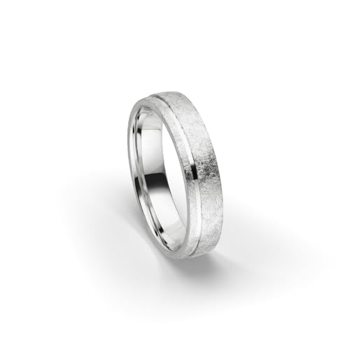 Kolibri Rings 925 Sterling Silber Eismatt Ring Ehering Partnerring Freundschaftsring Unisex - Inkl. Gratis Gravur und Etui von Kolibri Rings