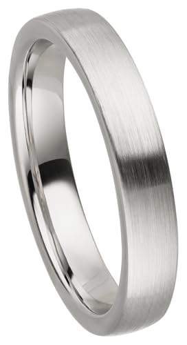 Kolibri Rings 925 Sterling Silber Ring 4mm Partnerring Ehering Freundschaftsring Unisex - Inkl. Gratis Gravur und Etui (Längsmatt) von Kolibri Rings