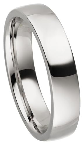 Kolibri Rings 925 Sterling Silber Ring 5mm Partnerring Ehering Freundschaftsring Unisex - Inkl. Gratis Gravur und Etui (Hochglanz Poliert) von Kolibri Rings