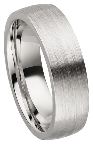 Kolibri Rings 925 Sterling Silber Ring 6mm Partnerring Ehering Freundschaftsring Unisex - Inkl. Gratis Gravur und Etui (Längsmatt) von Kolibri Rings