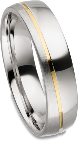 Kolibri Rings 925 Sterling Silber Ring Ehering Partnerring Freundschaftsring Gelb Vergoldet Unisex - Inkl. Gratis Gravur und Etui von Kolibri Rings