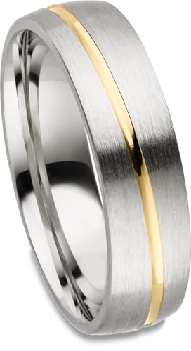 Kolibri Rings 925 Sterling Silber Ring Gelb Vergoldet Partnerring Ehering Freundschaftsring Unisex - Inkl. Gratis Gravur und Etui von Kolibri Rings
