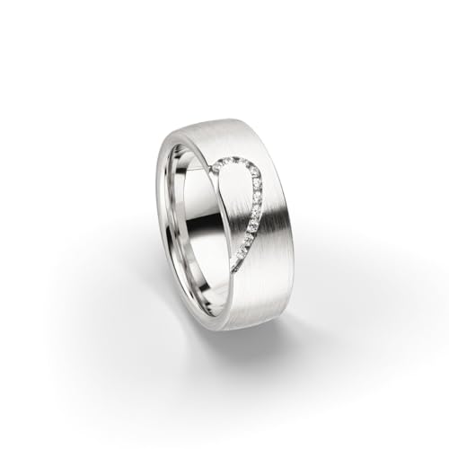 Kolibri Rings Damenring 10 Zirkonia Steine Sterling Silber 925 Ring Ehering Verlobungsring Partnerring Freundschaftsring - Inkl. Gratis Gravur und Etui von Kolibri Rings