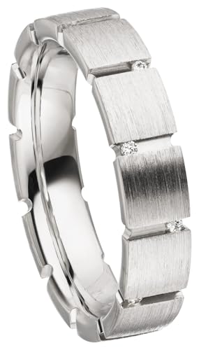 Kolibri Rings Damenring Sterling Silber 925 7 Zirkonia Steine Ehering Verlobungsring Partnerring Freundschaftsring Ring - Gratis Gravur und Etui von Kolibri Rings