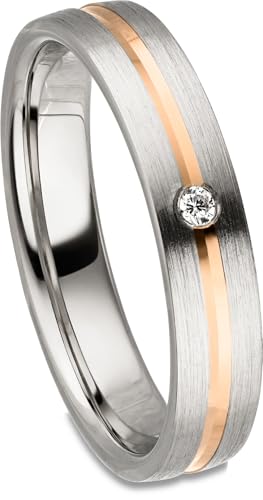 Kolibri Rings Damenring Zirkonia Stein Rot Vergoldet Sterling Silber 925 Ring Ehering Verlobungsring Partnerring Freundschaftsring - Inkl. Gratis Gravur und Etui von Kolibri Rings