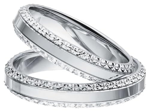 Kolibri Rings Eheringe Verlobungsringe Silber 925 Set - Gratis Gravur und Etui von Kolibri Rings