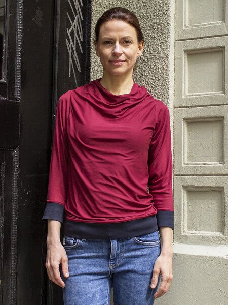 Kolla.Berlin Pullover mit 3/4 Arm aus Tencel von Kolla.Berlin