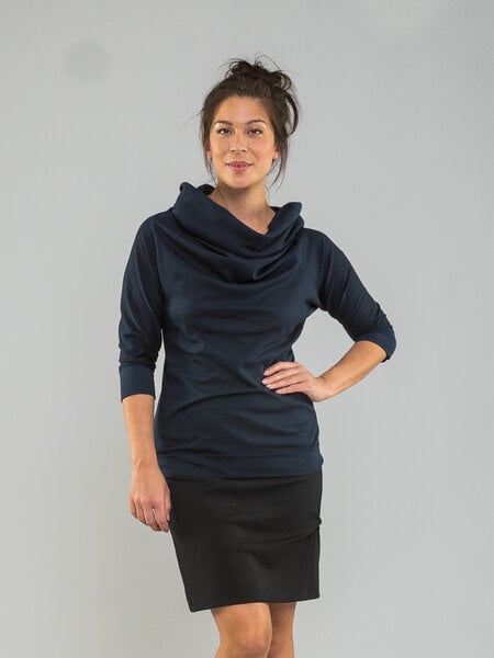 Kolla.Berlin Pullover mit 3/4 Arm zum Drehen als Kleid von Kolla.Berlin