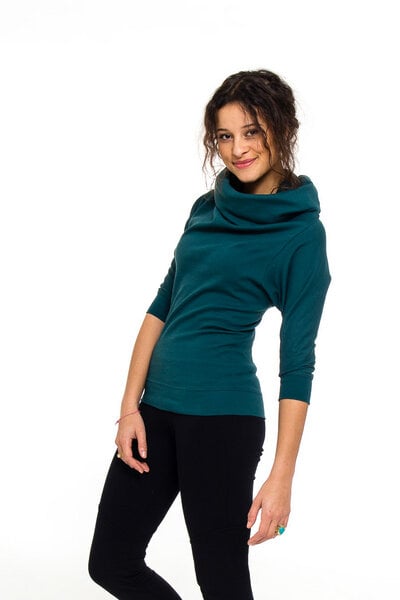 Kolla.Berlin Pullover mit 3/4 Arm zum Drehen als Kleid von Kolla.Berlin